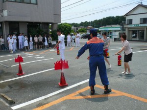 消防訓練を実施しました。